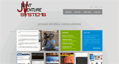 Desktop Screenshot of jointventuresystems.com